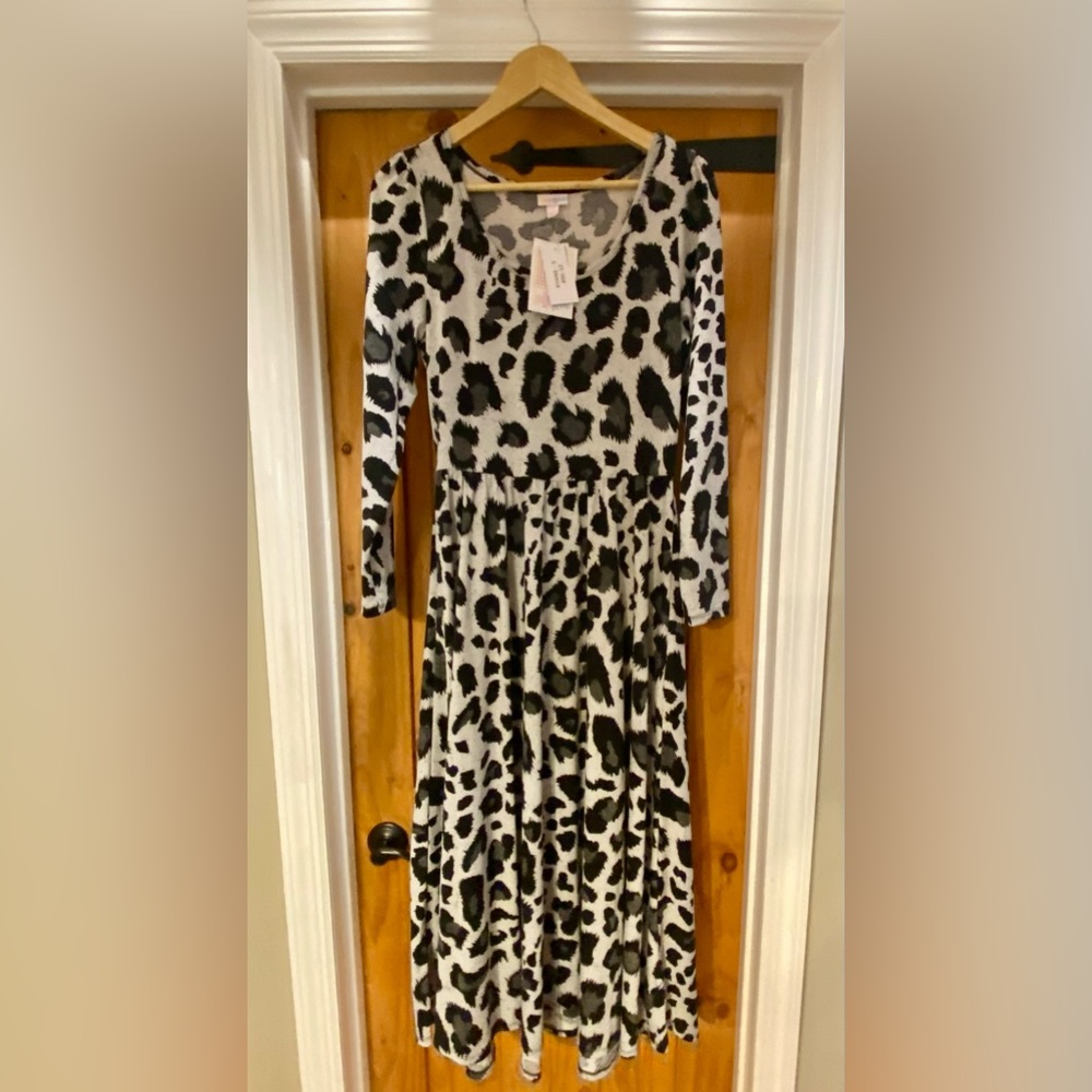 NWT Lularoe Leopard Print Dress Small
